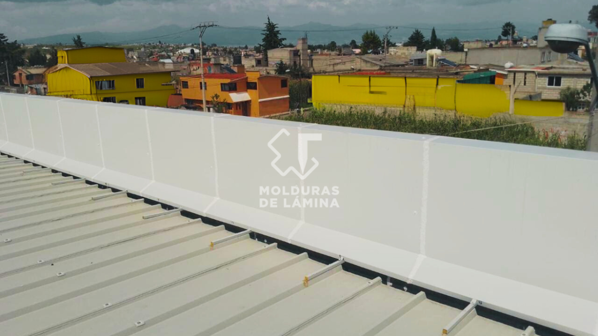 Molduras para techumbre: componentes clave en sistemas de cubierta metálica